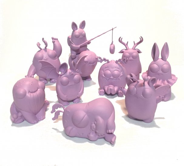 Thimblestump Hollow - Purple DIY - Series 1 - Set of 10 - Click Image to Close